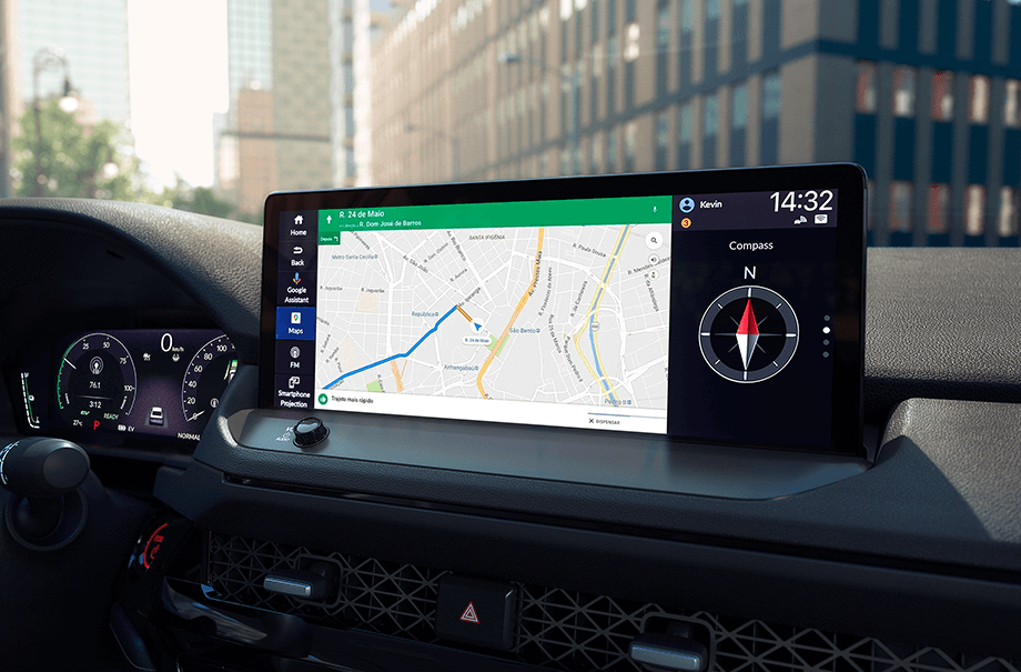 Accord Hibrido - Interior - Multimídia Maps