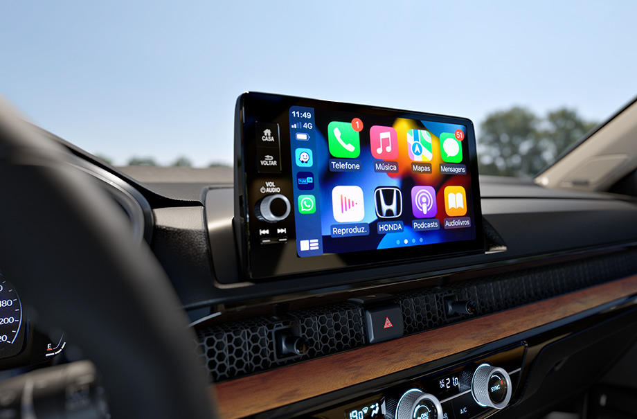 CR-V Hibrido - Interno - Multimidia