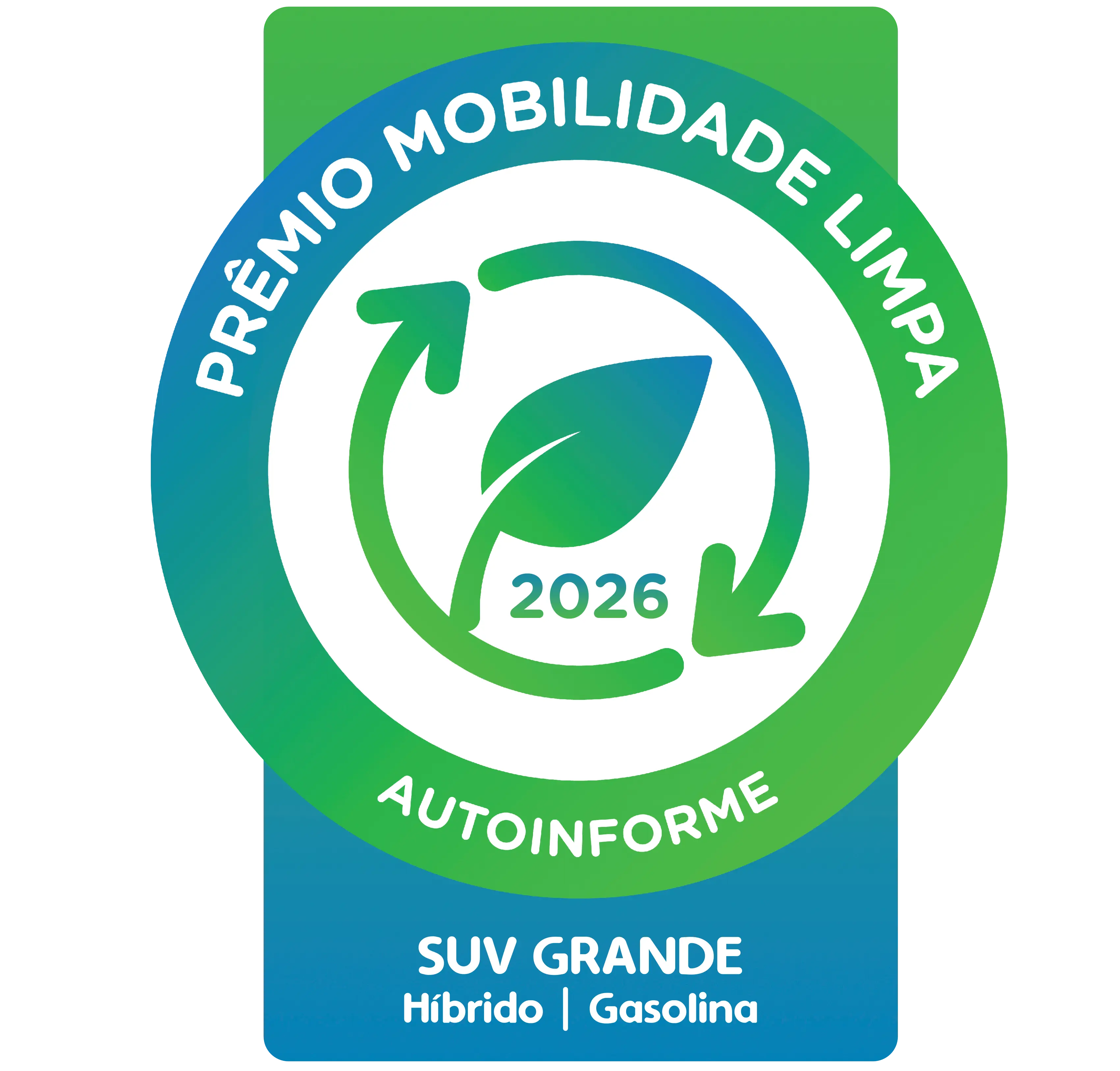 Prêmio Mobilidade Limpa 2026 - SUV Grande