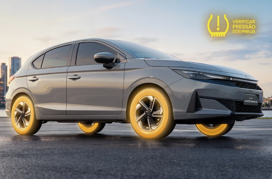 TPMS (Tire Pressure Monitoring System) - Alerta de pressão dos pneus