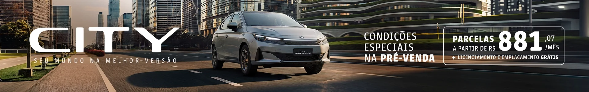 City Hatchback - Bloco Completo - Condição especial