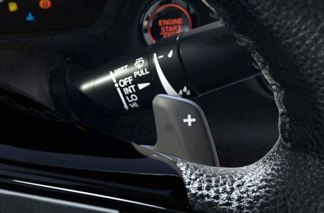 Troca de marcha no volante (Paddle Shift)
