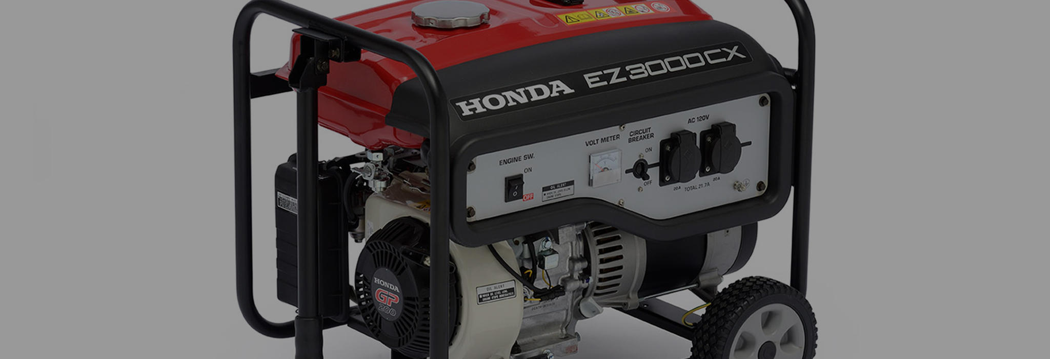 Banner do Gerador Honda EZ3000