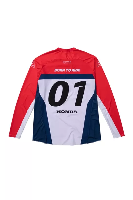 Camiseta Manga Longa Honda Racing Born to Ride (costas)