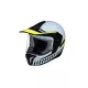 Capacete H3S 2025 Cinza e Verde Limão