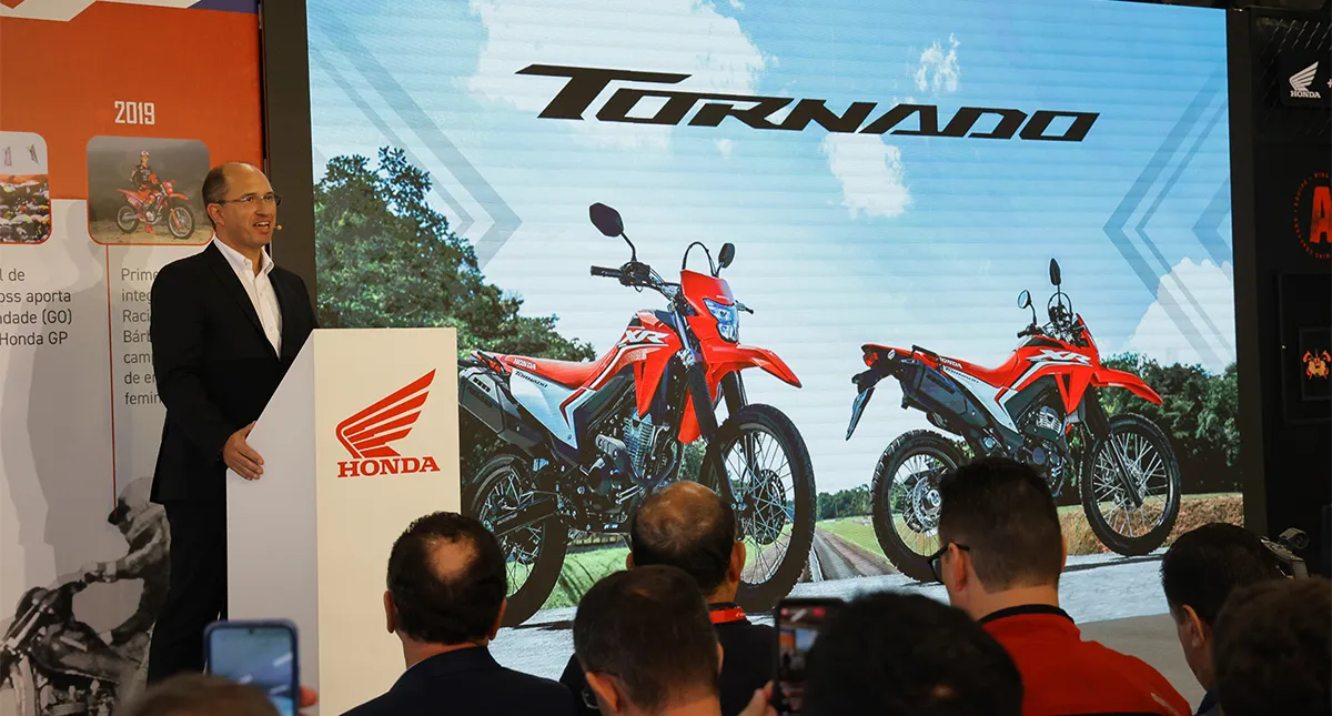Anúncio do Lançamento da Honda XR300L Tornado