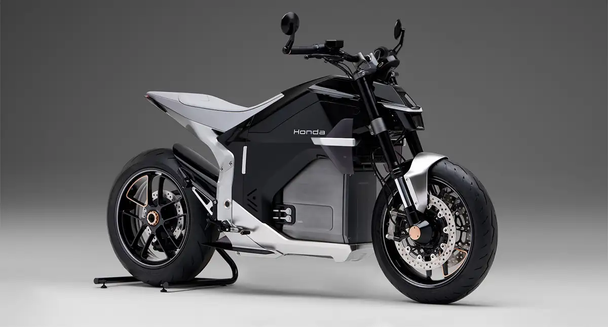 Lateral da Moto EV Fun Concept