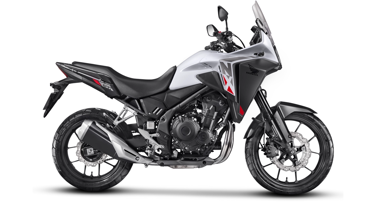 honda nx500 branco lateral