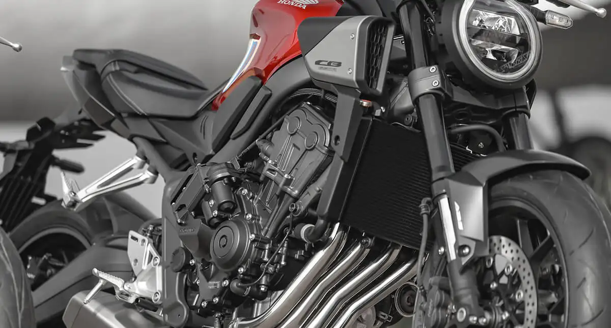 Motor da Honda CB650R E-Clutch