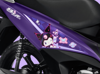  Novo visual da Moto Honda Biz125 Kuromi